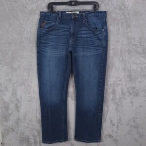 Ariat M5 Jeans Mens 36x30 Straight Fit Straight Leg Blue Denim